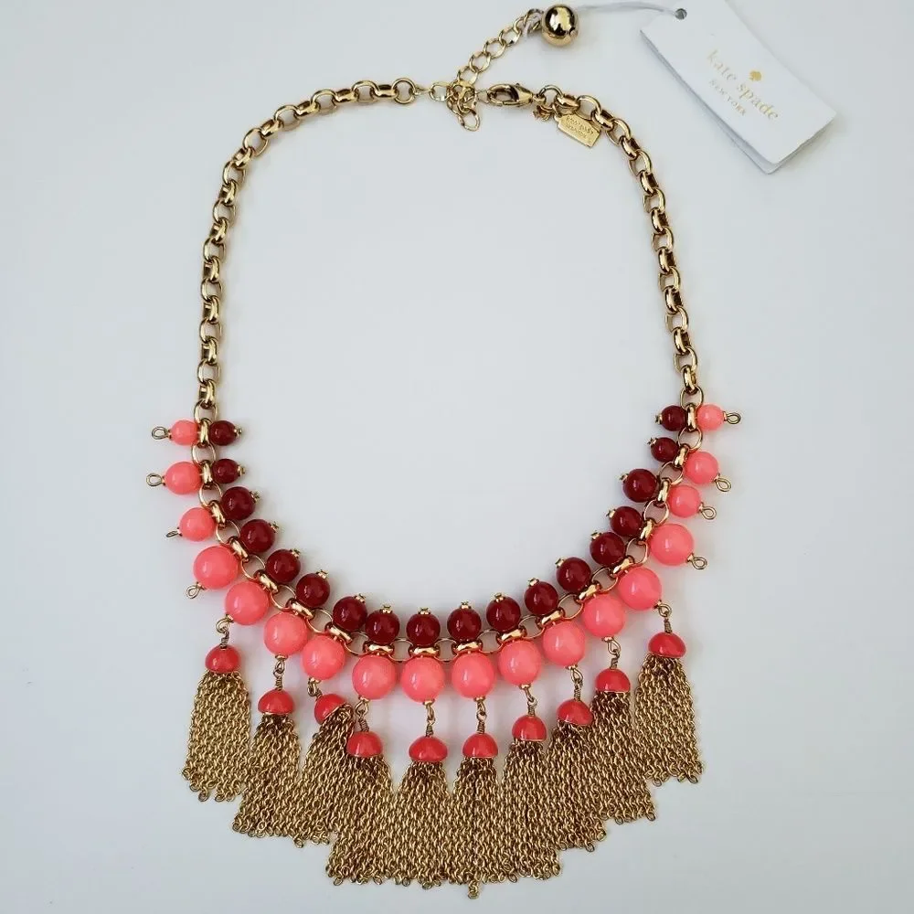 Kate Spade That's A Wrap Tassel Necklace